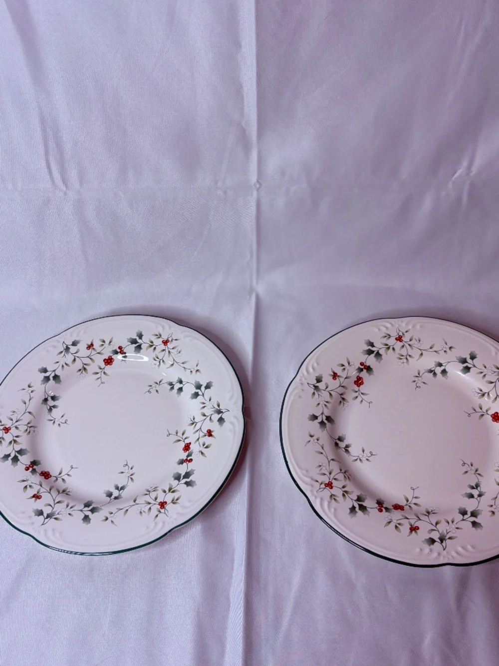 Vintage Pfaltzgraff Winterberry Set Of 2 Luncheon Plates 9